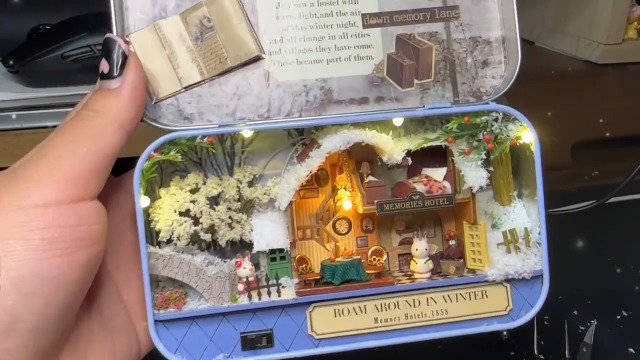 Amazon.com: Flever Dollhouse Miniature DIY House Kit Creative Room